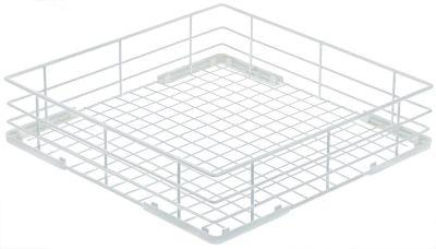 Kurv til diverse L 382mm B 382mm H 90mm Maskintype grovmasket