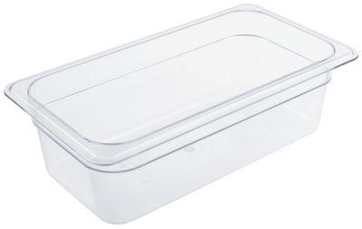 Gastronorm-beholder Polycarbonat Størrelse GN 1/3 D 100mm