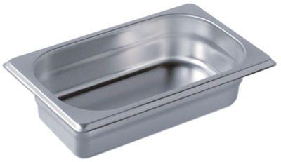 Gastronorm-beholder CNS 18/10 Størrelse GN 1/4 D 65mm