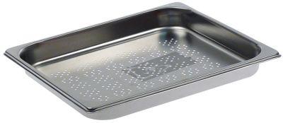Gastronorm GN2/3 D040 PFperforeret