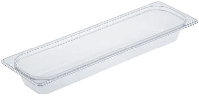 Gastronorm-beholder Polycarbonat Størrelse GN 2/4 D 65mm