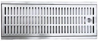 Dryppeskål Rustfrit stål H 27mm L 300mm B 200mm