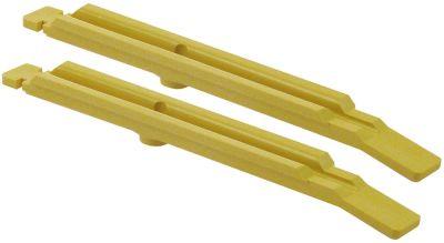 Håndtag H 145mm L 245mm B 23mm Mustard 2Stk. Hulhøjde 95mm