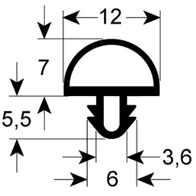 Pakning Profil 9722