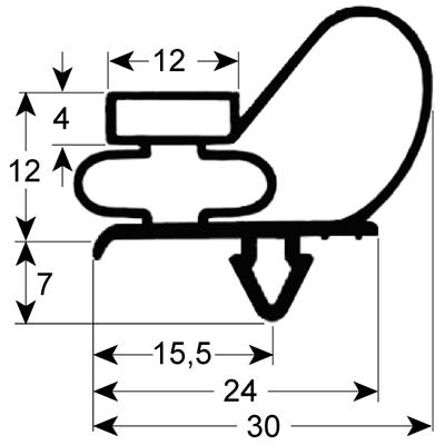 Pakning Profil 9743