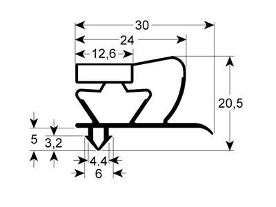 Pakning Profil 9045