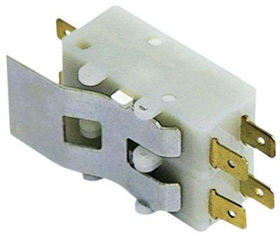 microswitch with lever 250V 2COconnection male faston