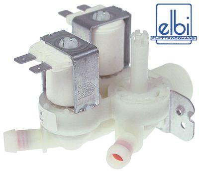 solenoid valve triple straight 230VAC inlet 3/4
