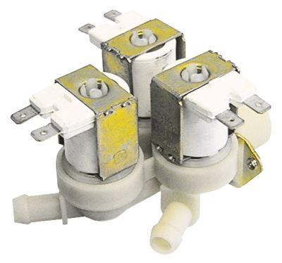 solenoid valve straight triple 230VAC inlet 3/4