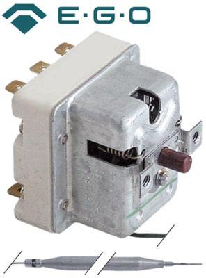 Sikkerhedstermostat Frakoblingstemp. 135°C 3-polet 1CO/2NC 20A Føler ø 6mm Føler L 89mm