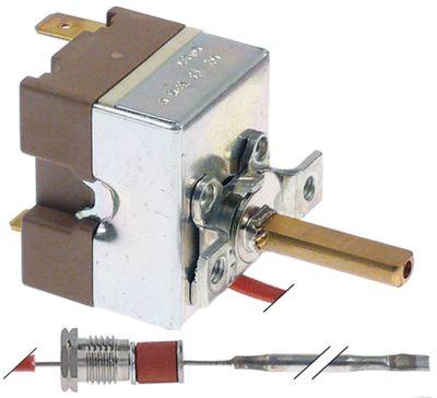 Termostat T.maks. 280°C 1-polet 1NO 16A Føler ø 3mm Føler L 165mm Kapillærrør 1450mm