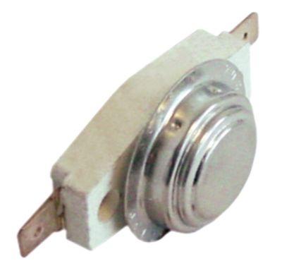 bi-metal thermostat switch-off temp. 130°C 1NC1-pole 15A connection F6.3
