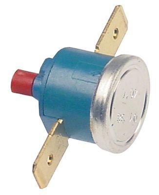 bi-metal safety thermostat switch-off temp. 140°C1NC 1-pole 16A connection F6.3