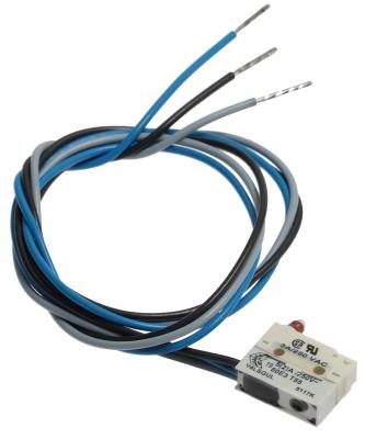 Mikrokontakt med trykstift 250V 5A med kabel