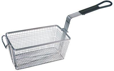 fryer basket L1 255mm W1 135mm H1 120mm L2 230mm H2 185mm H3 225mm chrome-plated steel