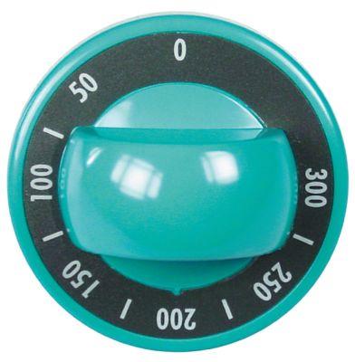 Knap Termostat T.maks. 300°C 50-300°C ø 70mm Akse ø 6x4,6mm Udglatning oppe
