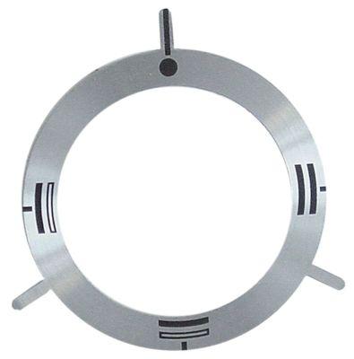 Knapsymbol Bageovn UH/OH/UH+OH  -°C