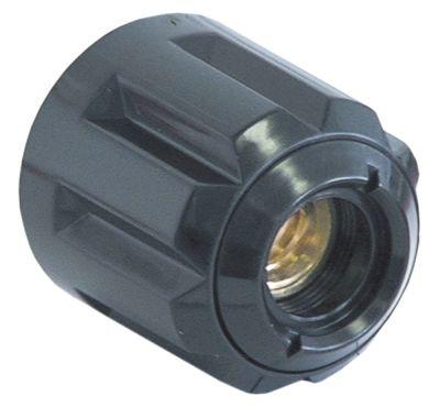 Knap ø 51mm Gevind Tr18x4 sort