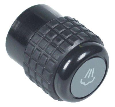 Knap Damp ø 42mm Akse ø Gevindmm sort