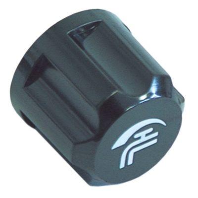 Knap Vand ø 40mm sort