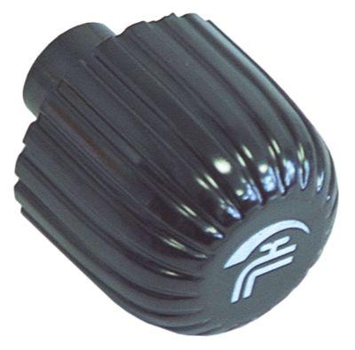 Knap Vand ø 46mm sort