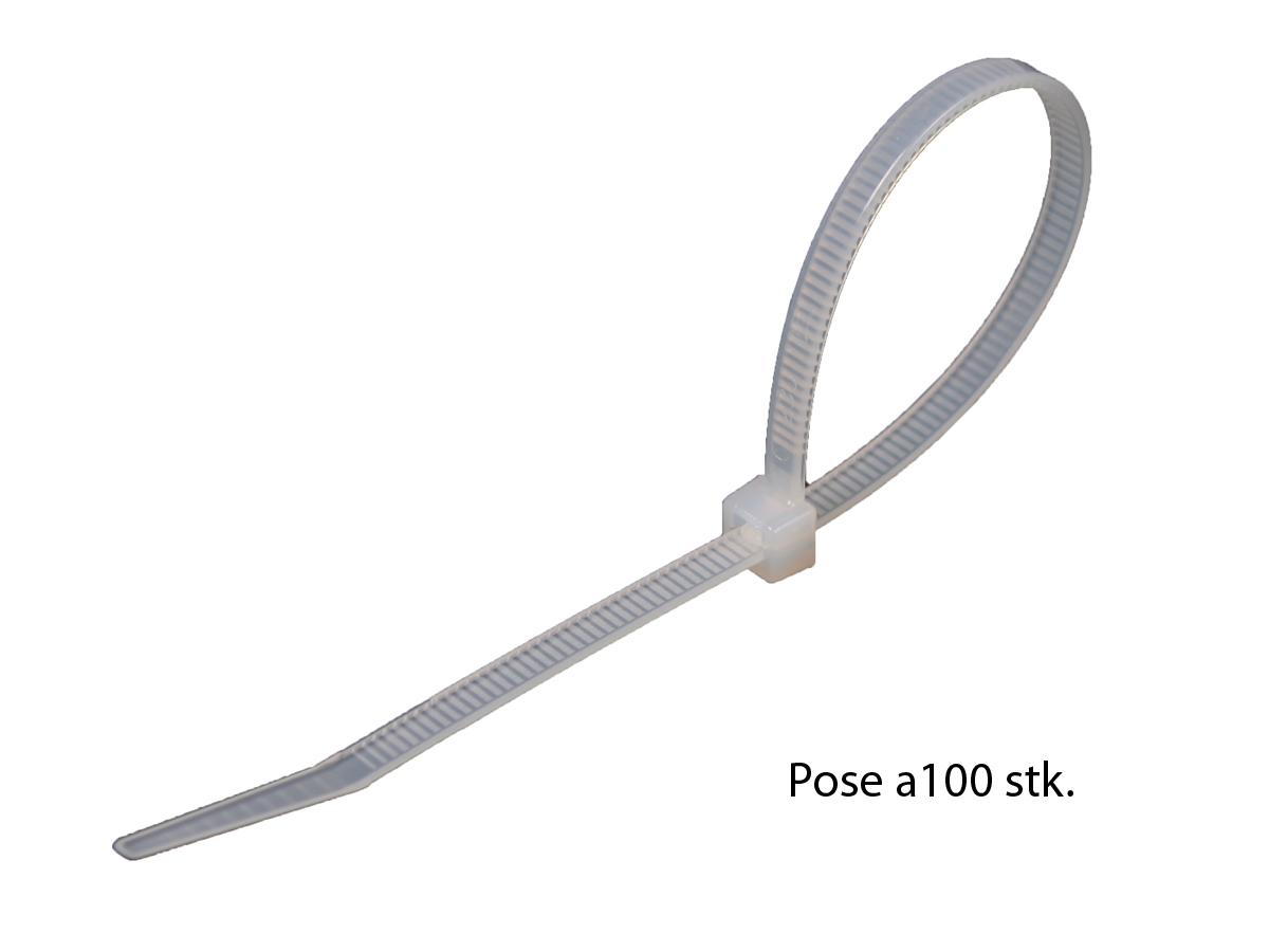 Kabelbinder hvid 2,4x092 mm