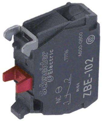 Kontaktblok sort 1NC ZBE-102 EFA 10(6)A maks 230V