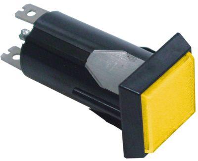 Signallampe ø 20mm 230V gul