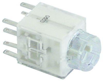 Kontaktblok 2NO/1NO Tilslutning Fladstik 2,8mm Fatning - - tastende Type AT2