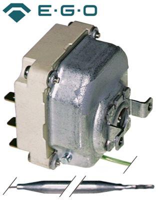 Termostat T.maks. 90°C 3-polet 3CO 16A Føler ø 6mm Føler L 215mm Kapillærrør 900mm Pakdås