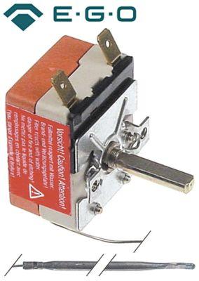 Termostat T.maks. 400°C 1-polet 1NO 16A Føler ø 39mm Føler L 163mm Kapillærrør 830mm