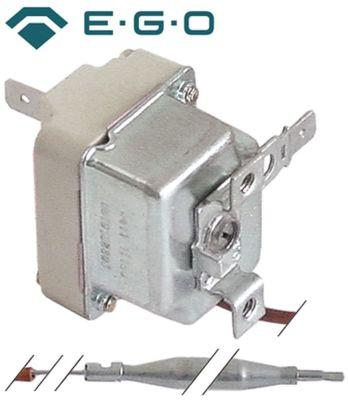 Termostat T.maks. 330°C 1-polet 1NC 16A Føler ø 3mm Føler L 219mm Kapillærrør 900mm