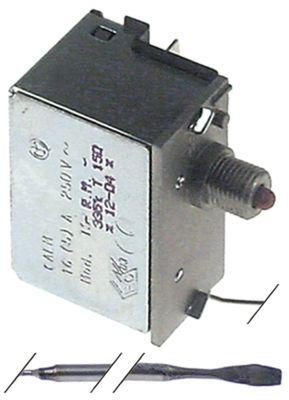 Sikkerhedstermostat Frakoblingstemp. 335°C 1-polet 16A Føler ø 3mm Føler L 152mm Kapillærrør