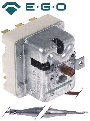 Sikkerhedstermostat Frakoblingstemp. 160°C 3-polet 20A Føler ø 6mm Føler L 87mm Kapillærrør