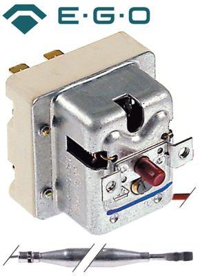 Sikkerhedstermostat Frakoblingstemp. 150°C 2-polet 10A Føler ø 6mm Føler L 74mm Kapillærrør