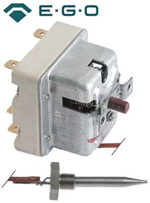 Sikkerhedstermostat Frakoblingstemp. 338°C 2-polet 10A Føler ø 6mm Føler L 53mm Kapillærrør