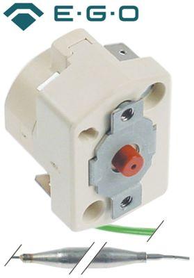 Sikkerhedstermostat Frakoblingstemp. 124°C 1-polet 16A Føler ø 6mm Føler L 77mm Kapillærrør