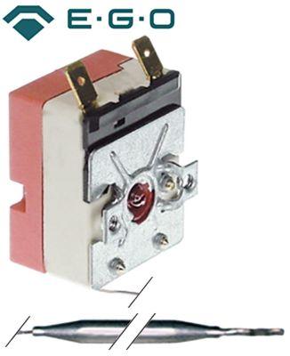 Termostat T.maks. 80°C 1-polet 1NC 16A Føler ø 6mm Føler L 95mm Kapillærrør 1470mm Pakdås