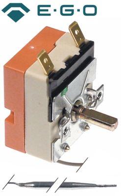 Termostat T.maks. 115°C 1-polet 1NO 16A Føler ø 4mm Føler L 124mm Kapillærrør 830mm