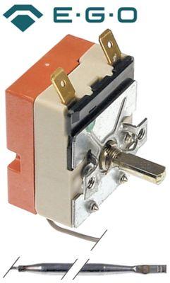 Termostat T.maks. 135°C 1-polet 1NO 16A Føler ø 4mm Føler L 124mm Kapillærrør 830mm