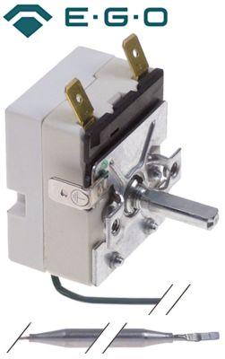 Termostat T.maks. 120°C 1-polet 1NO 16A Føler ø 6mm Føler L 85mm Kapillærrør 2970mm