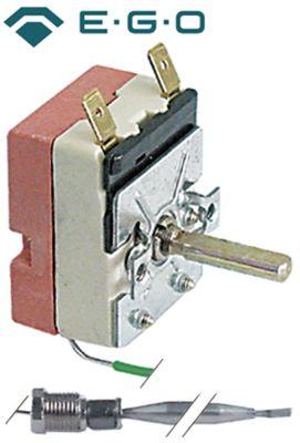 Termostat T.maks. 116°C 1-polet 1NO 16A Føler ø 6mm Føler L 113mm Kapillærrør 870mm