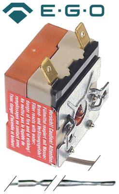 Termostat T.maks. 440°C 1-polet 1NO 16A Føler ø 39mm Føler L 228mm Kapillærrør 1130mm