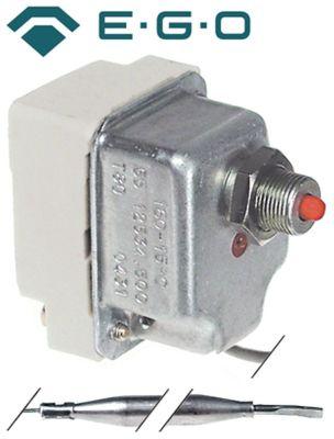 Sikkerhedstermostat Frakoblingstemp. 160°C 1-polet 10A Føler ø 6mm Føler L 87mm Kapillærrør