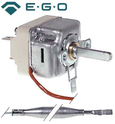 Termostat T.maks. 255°C 1-polet 1CO Føler ø 6mm Føler L 74mm Kapillærrør 900mm Pakdåse  -