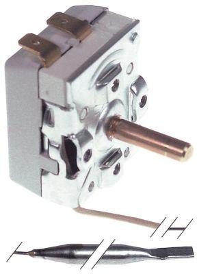 Termostat T.maks. 180°C 1-polet 1NO 16A Føler ø 6mm Føler L 75mm Kapillærrør 420mm