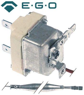 Termostat T.maks. 85°C 1-polet 1CO 16A Føler ø 6mm Føler L 75mm Kapillærrør 900mm Pakdåse