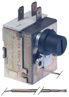 Sikkerhedstermostat Frakoblingstemp. 230°C 1-polet 1NC 15A Føler ø 35mm Føler L 200mm