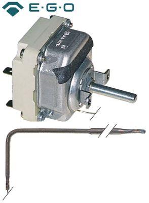 Termostat T.maks. 490°C 3-polet 3NO 16A Føler ø 39mm Føler L 380mm Kapillærrør 1180mm