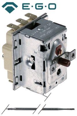 Sikkerhedstermostat Frakoblingstemp. 300°C 3-polet 20A Føler ø 4mm Føler L 157mm Kapillærrør